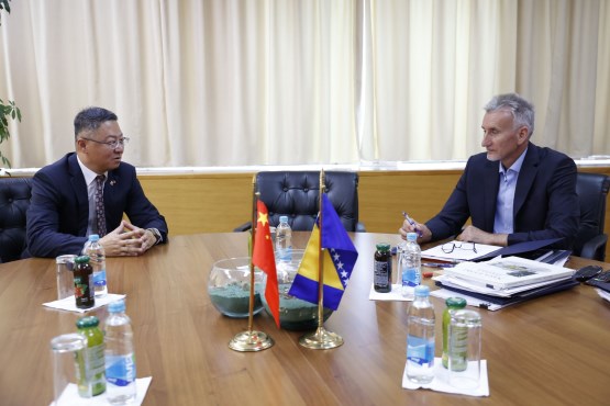 Deputy Speaker of the House of Peoples PA BiH Kemal Ademović held a meeting with the Chargé d'affaires and head of the Political Department of the Embassy of the People's Republic of China in BiH